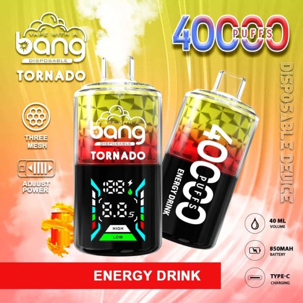 Bang Tornado Puffs 1 3 jpg - Bang King Vape Bang Tornado 40000 Puffs - Bang King Nederland