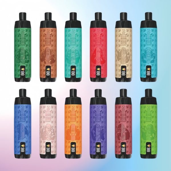 Best Bang King 18000 Puffs Digital DTL Nic Salt Vapes Disposable 3 jpg - Bang King Vape Bang King Leather 18K Puffs - Bang King Nederland
