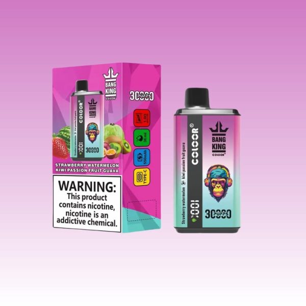 Portable Bang King Dual Flavors 30000 Puffs Disposable Vape with Screen on Front 7 jpg - Bang King Vape Bang King 30K Puffs | Dual Flavors - Bang King Nederland