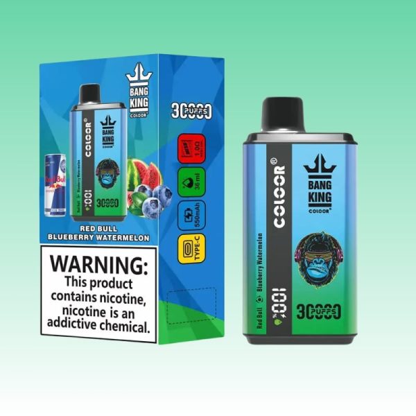 Portable Bang King Dual Flavors 30000 Puffs Disposable Vape with Screen on Front 9 jpg - Bang King Vape Bang King 30K Puffs | Dual Flavors - Bang King Nederland