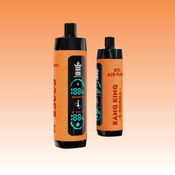 Portable Bang King Shisha 25000 Puffs DTL Disposable Vape with Smart Screen 2 jpg - Bang King Vape Bang King E-Shisha 25K Puffs - Bang King Nederland