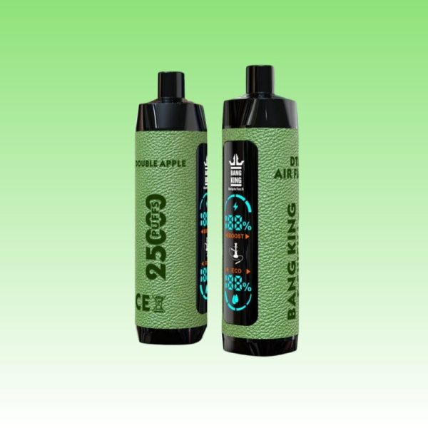 Portable Bang King Shisha 25000 Puffs DTL Disposable Vape with Smart Screen 3 jpg - Bang King Vape Bang King E-Shisha 25K Puffs - Bang King Nederland